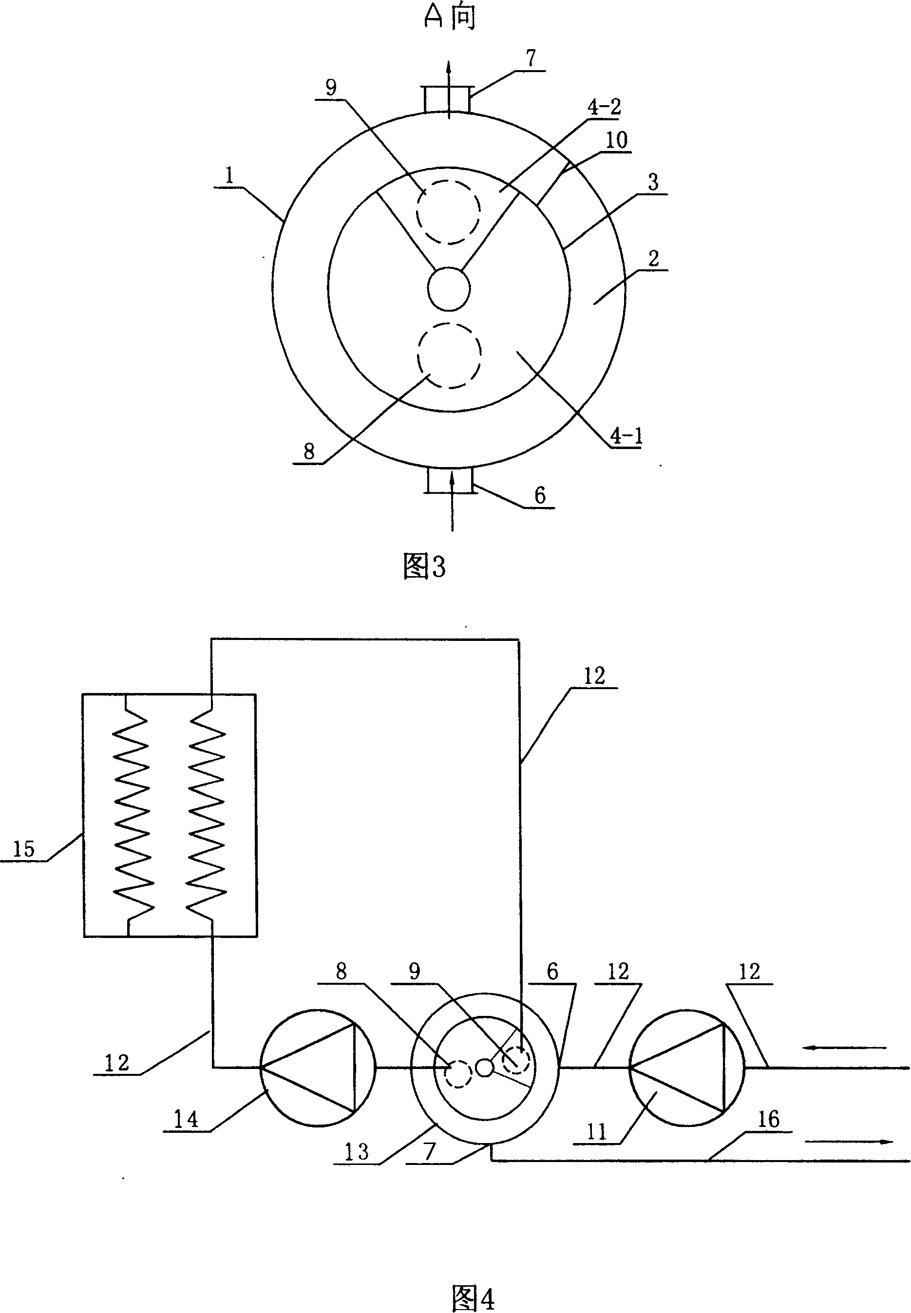 Block-free balanced-pressure clog-proof device for sewage and surface water source heat pump and system therefor