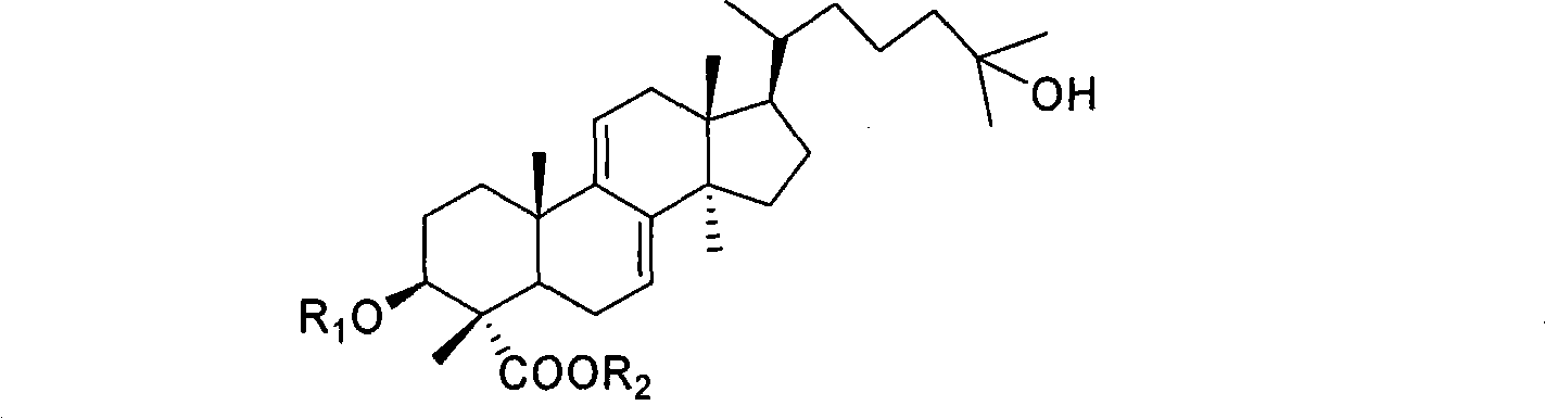 Lanoline alkane type triterpenoid sexangulic acid, derivative thereof and preparation and use thereof