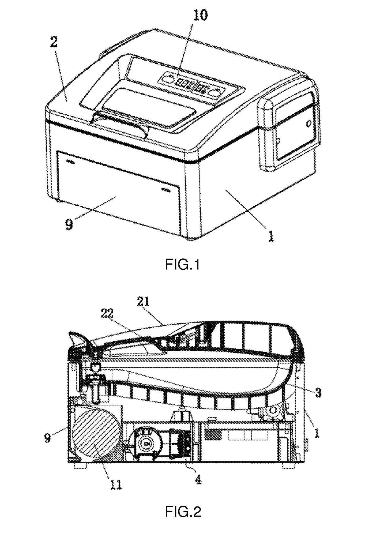 Cavity-type vacuum sealing machine
