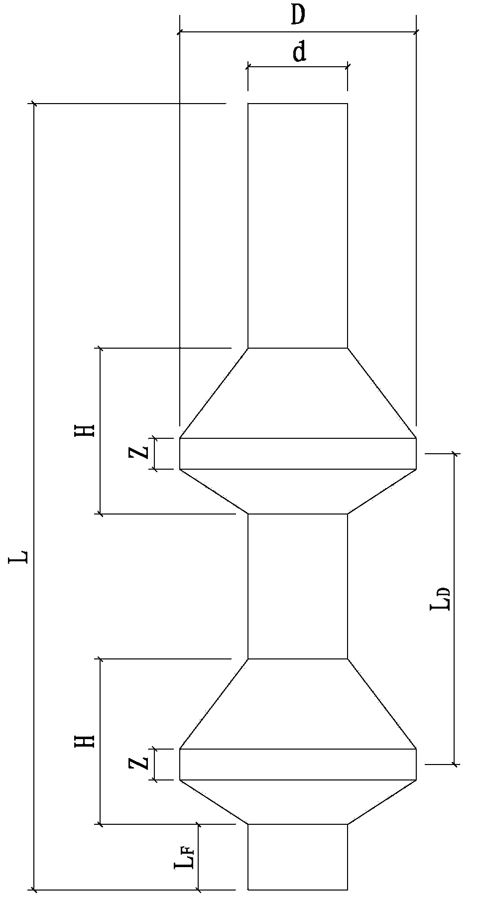 Multi-section reaming cast-in-place pile construction method