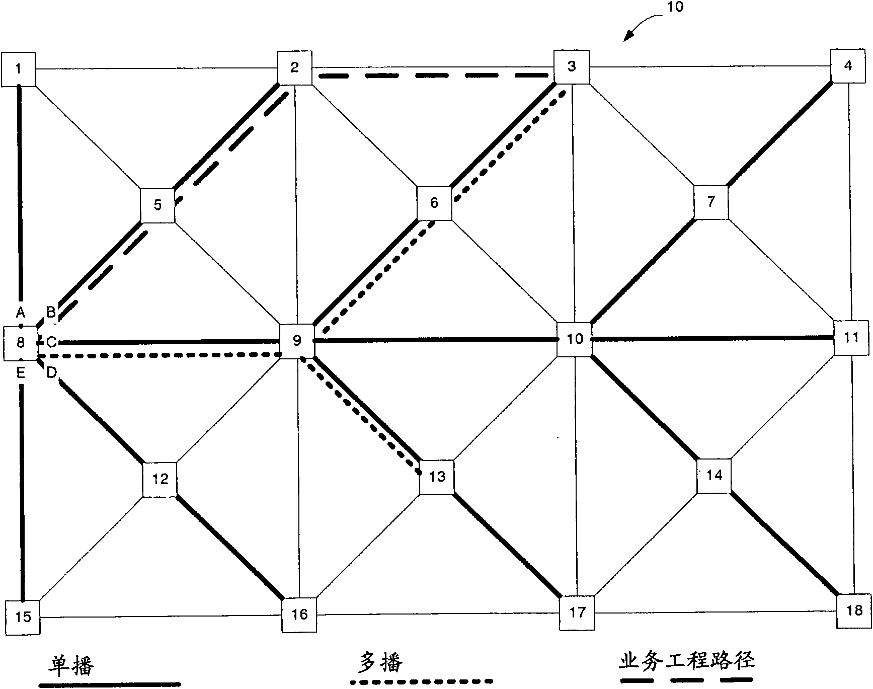Traffic engineered paths in a link state protocol controlled Ethernet network