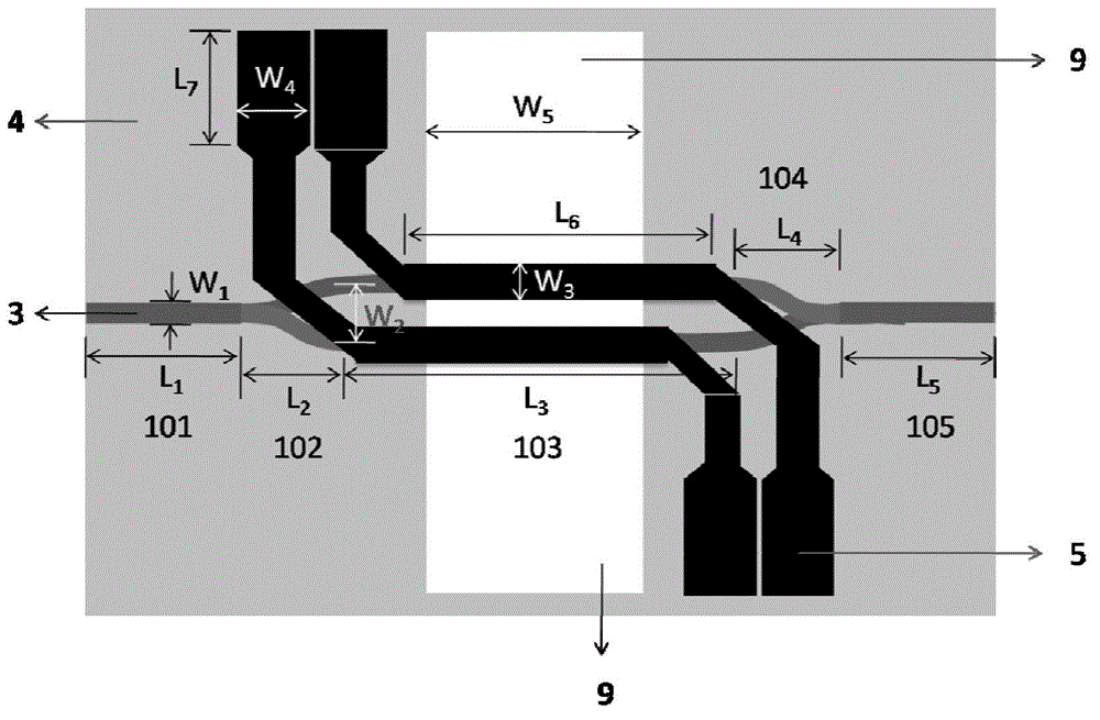 Low-power polymer thermo-optic switch with air isolation groove structure and preparation method thereof