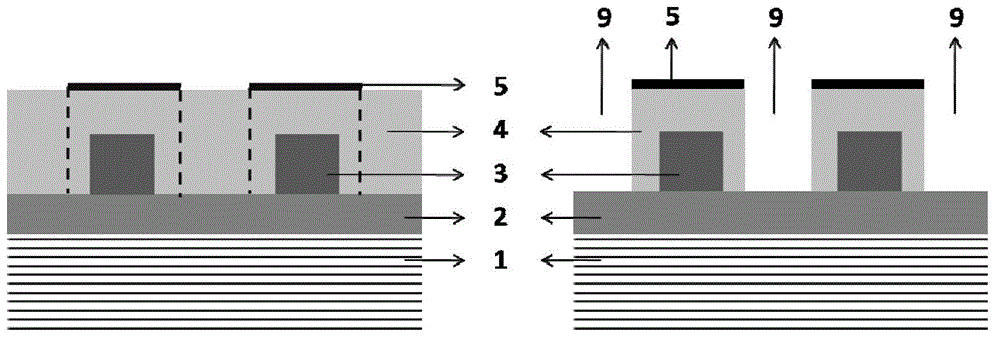 Low-power polymer thermo-optic switch with air isolation groove structure and preparation method thereof