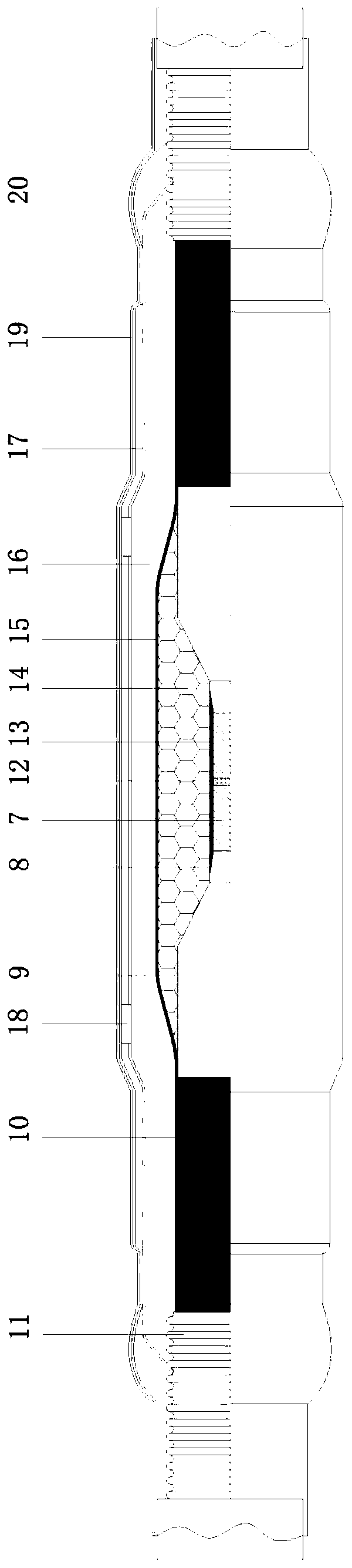 Crosslinked polyethylene power cable intermediate connector and manufacturing method thereof