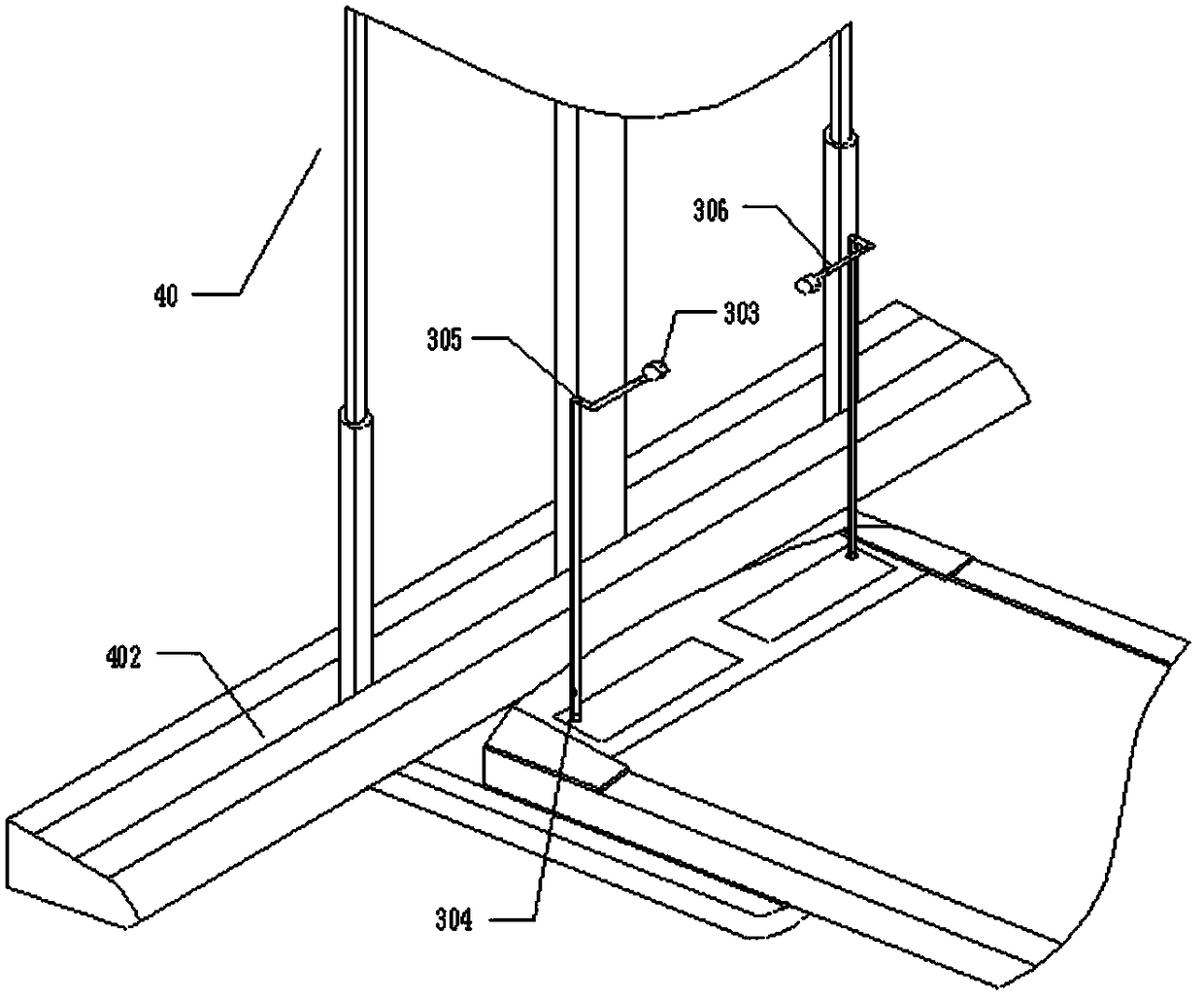 Novel treadmill capable of relieving leg muscle fatigue