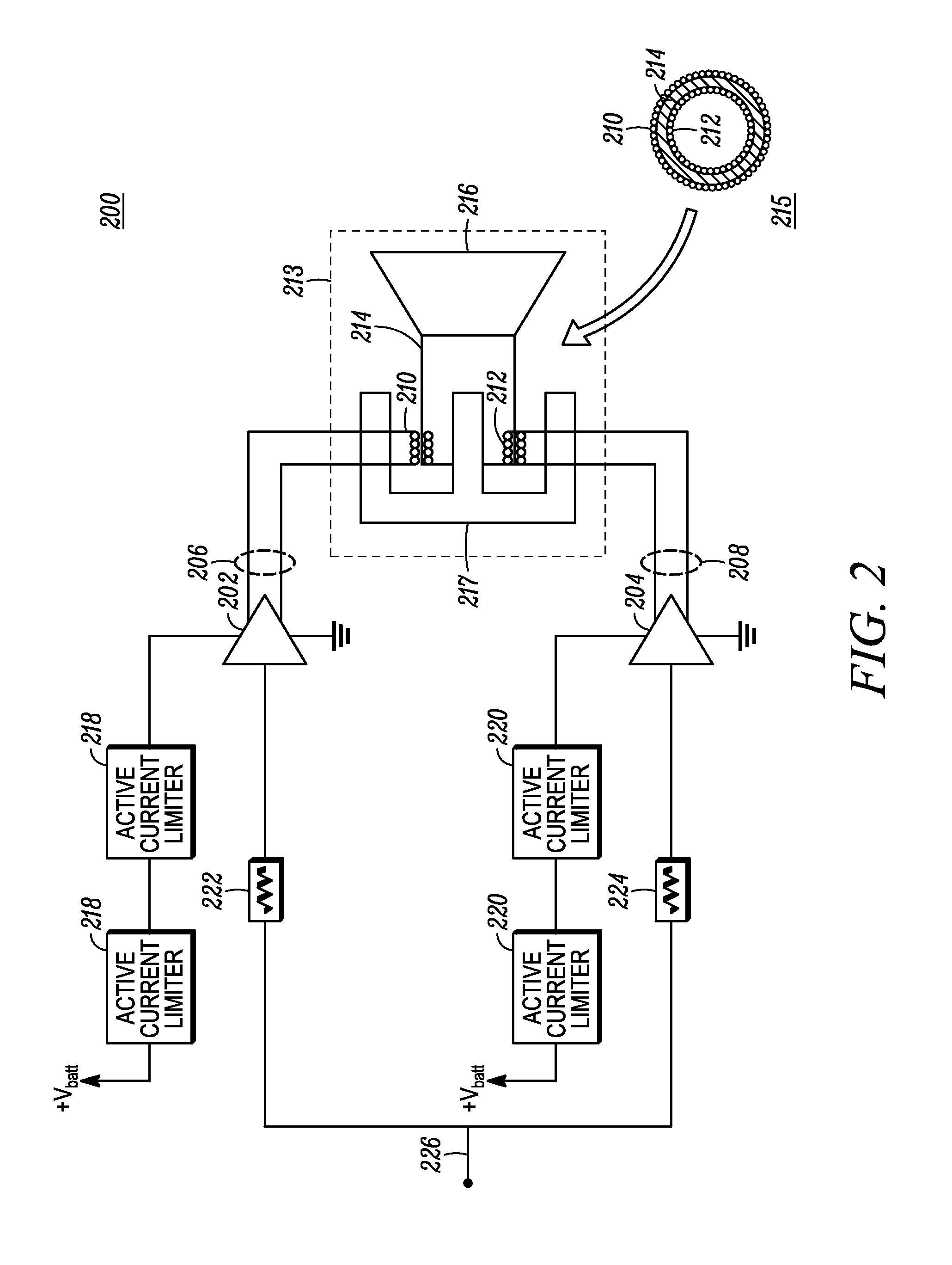 Intrinsically safe audio circuit for a portable two-way radio