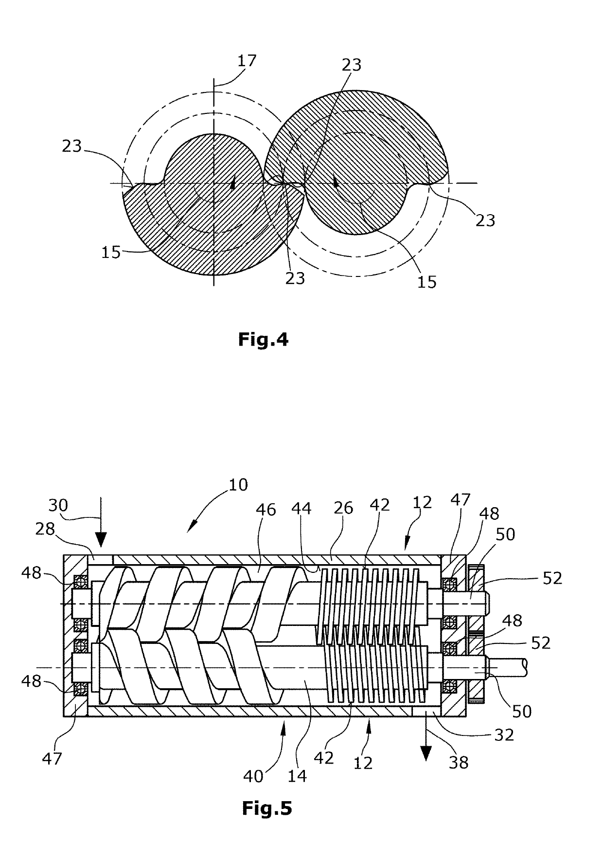 Screw-type vacuum pump