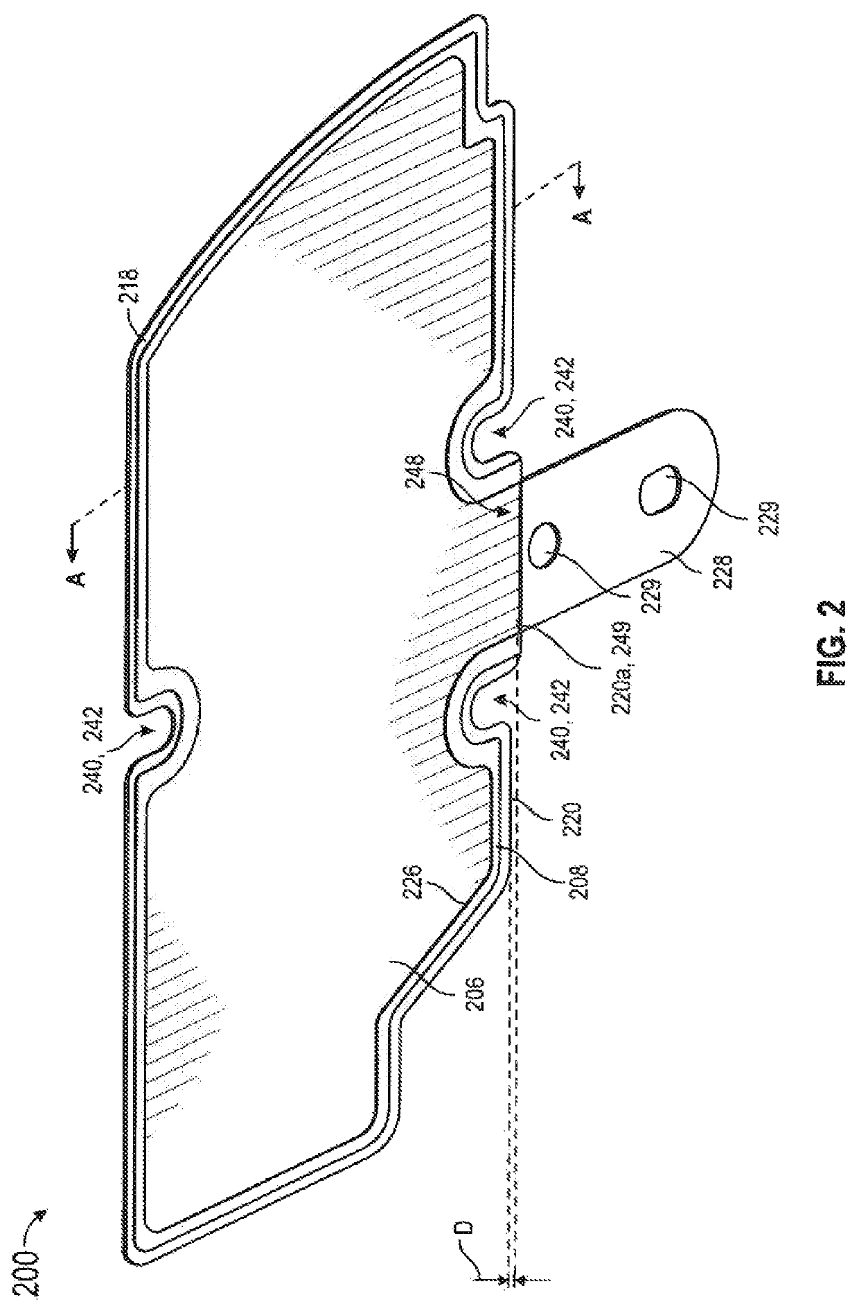 Cathode subassembly with integrated separator for electrolytic capacitor, and method of manufacture thereof