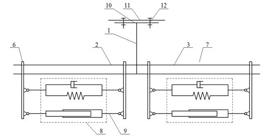 Structure for preventing flashover of power transmission circuit caused by windage yaw