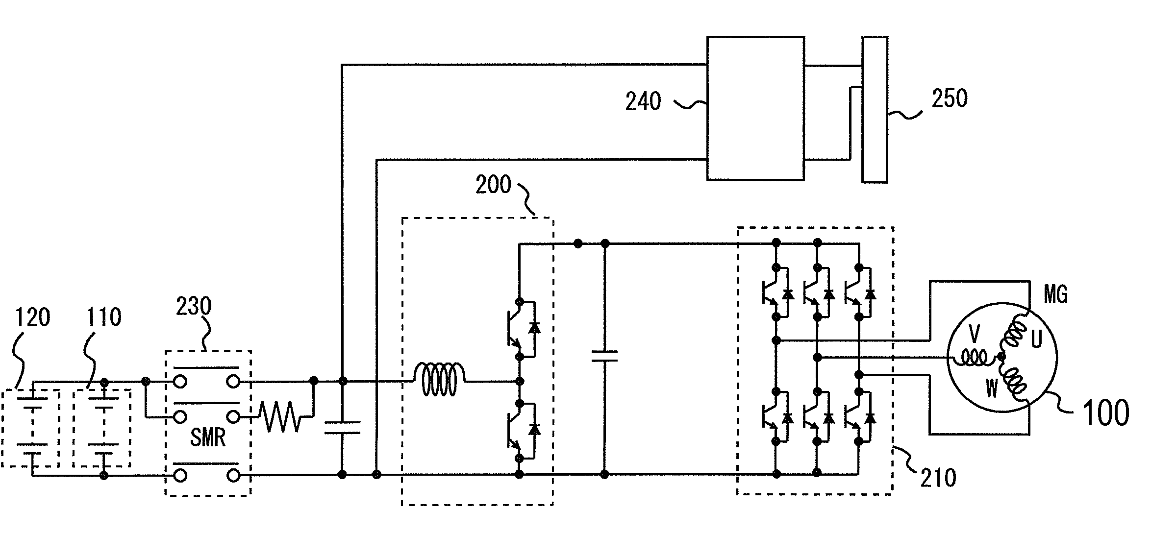 Power limiting apparatus for electric system, power limiting method for electric system and electric system