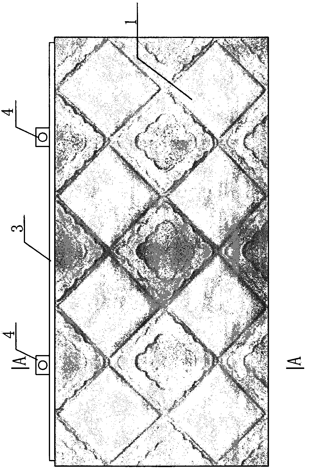 Installation and leveling method of external thermal insulation cement decorative panel with flexible sealing joint