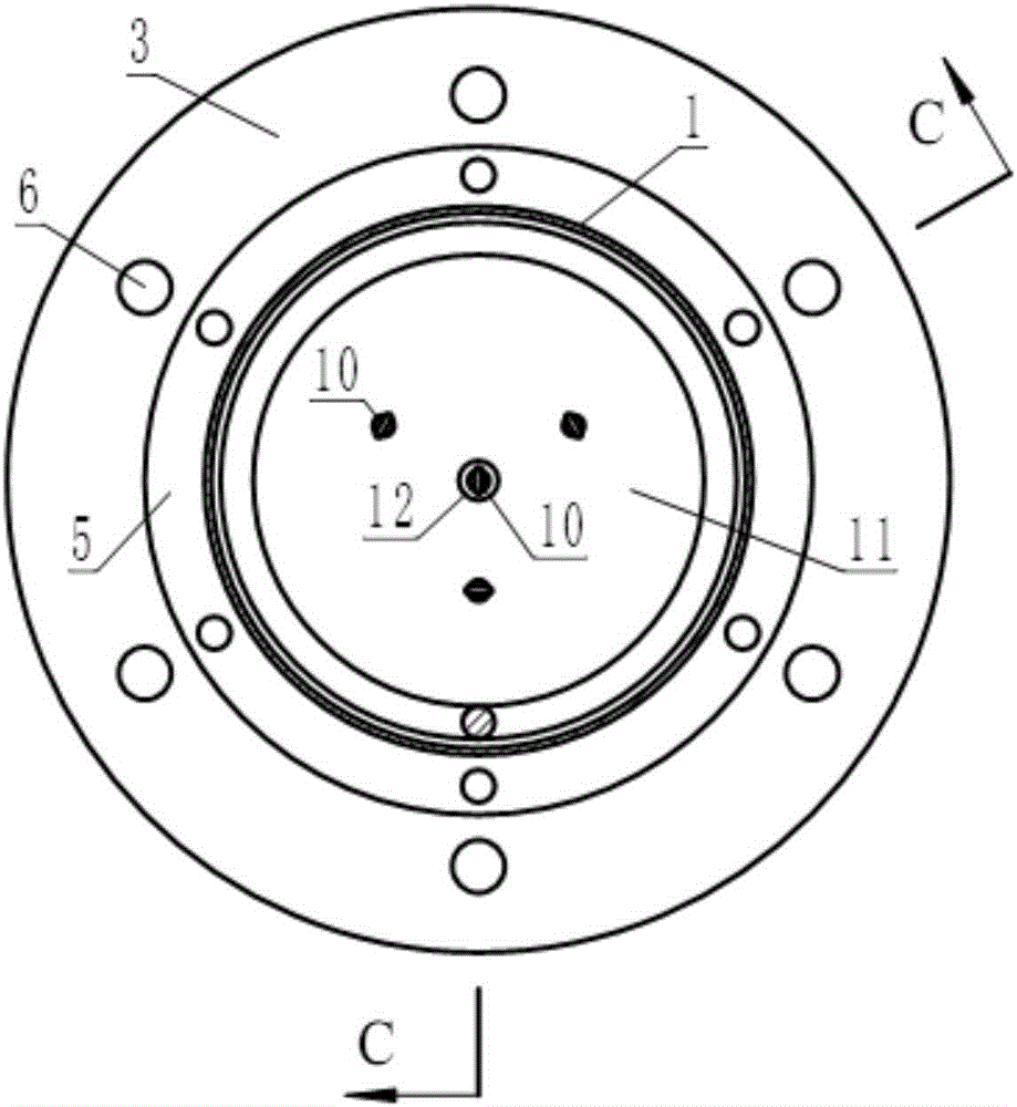 Back pressure type helical compression spring damper