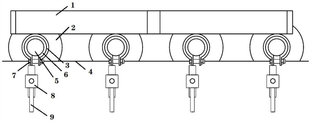 A grid array wave height meter