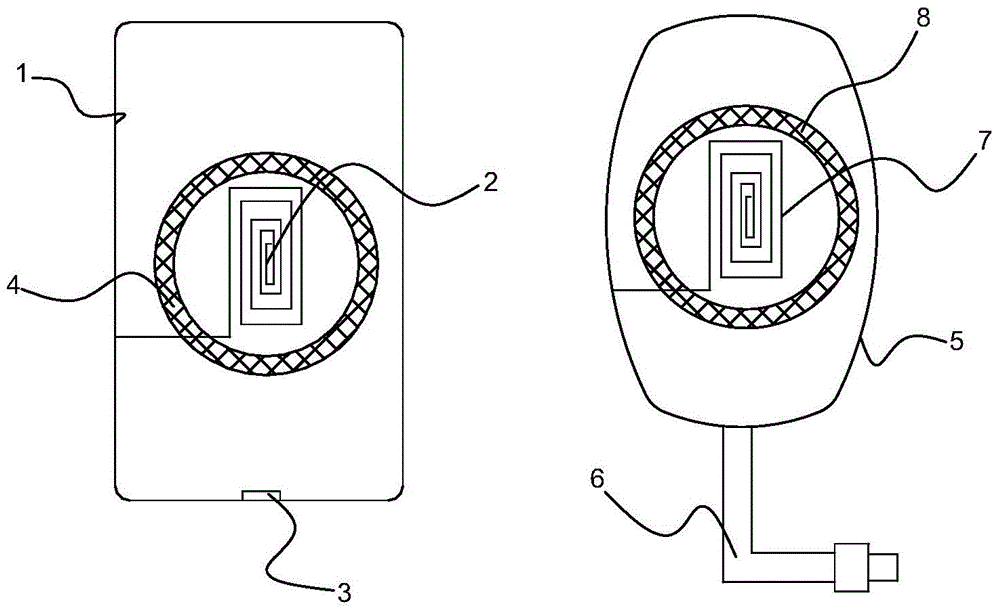 Wireless mobile phone charger