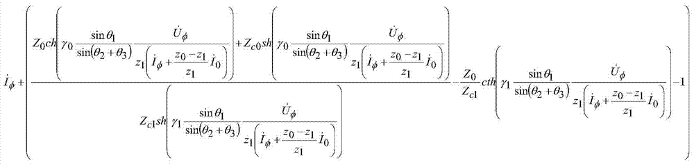 Single-phase ground fault type diagnosis method for ultra-high voltage alternating current transmission line