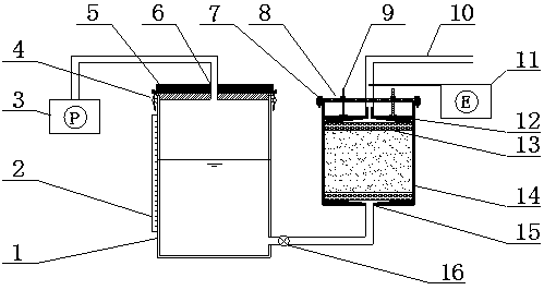 Pressure type salty soil desalter