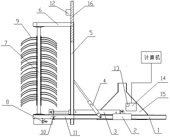 Hydraulic transmission type fruit tree flower thinning machine based on machine vision and flower thinning method