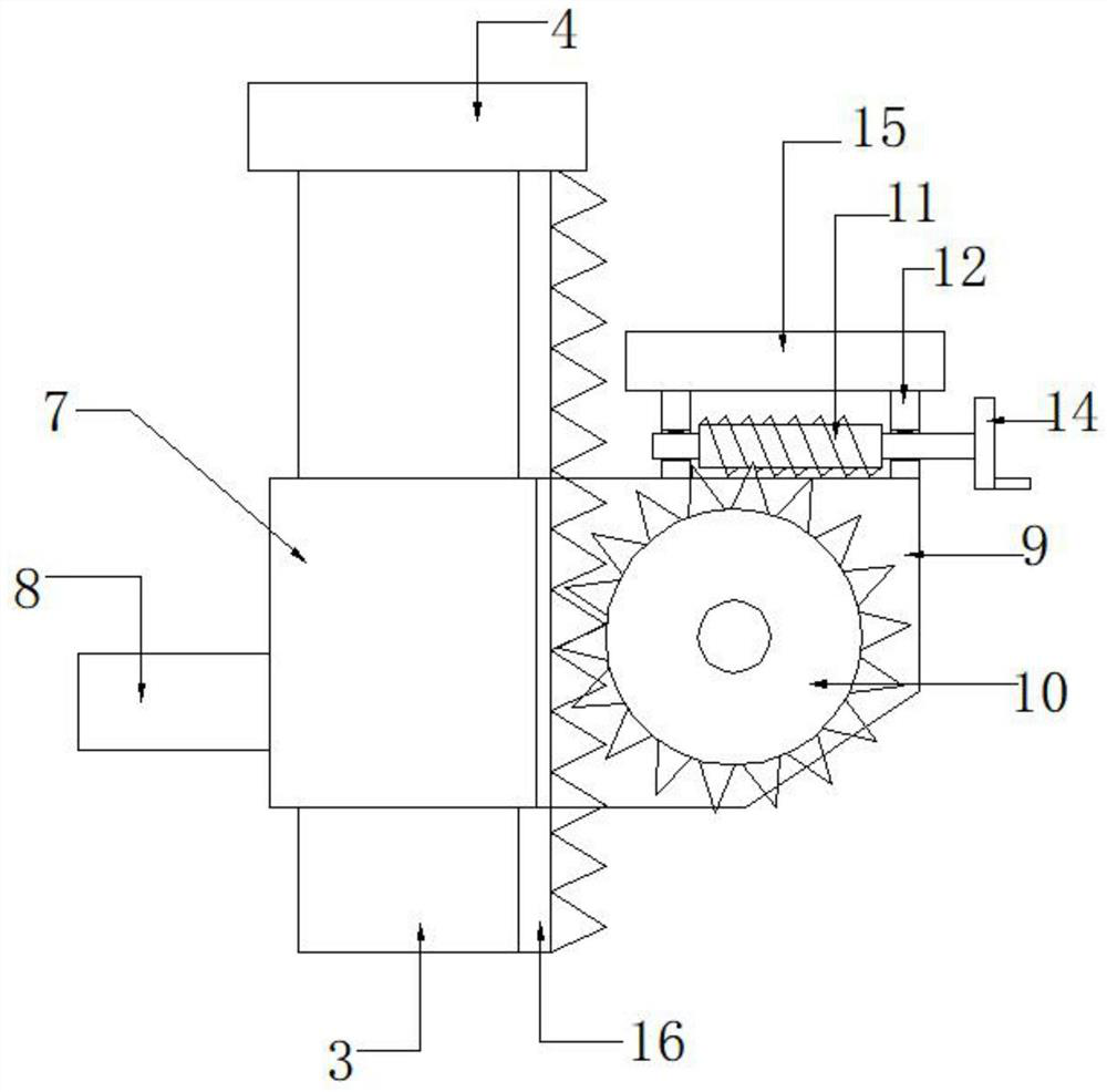 Building engineering board supporting device based on punching of multiple boards