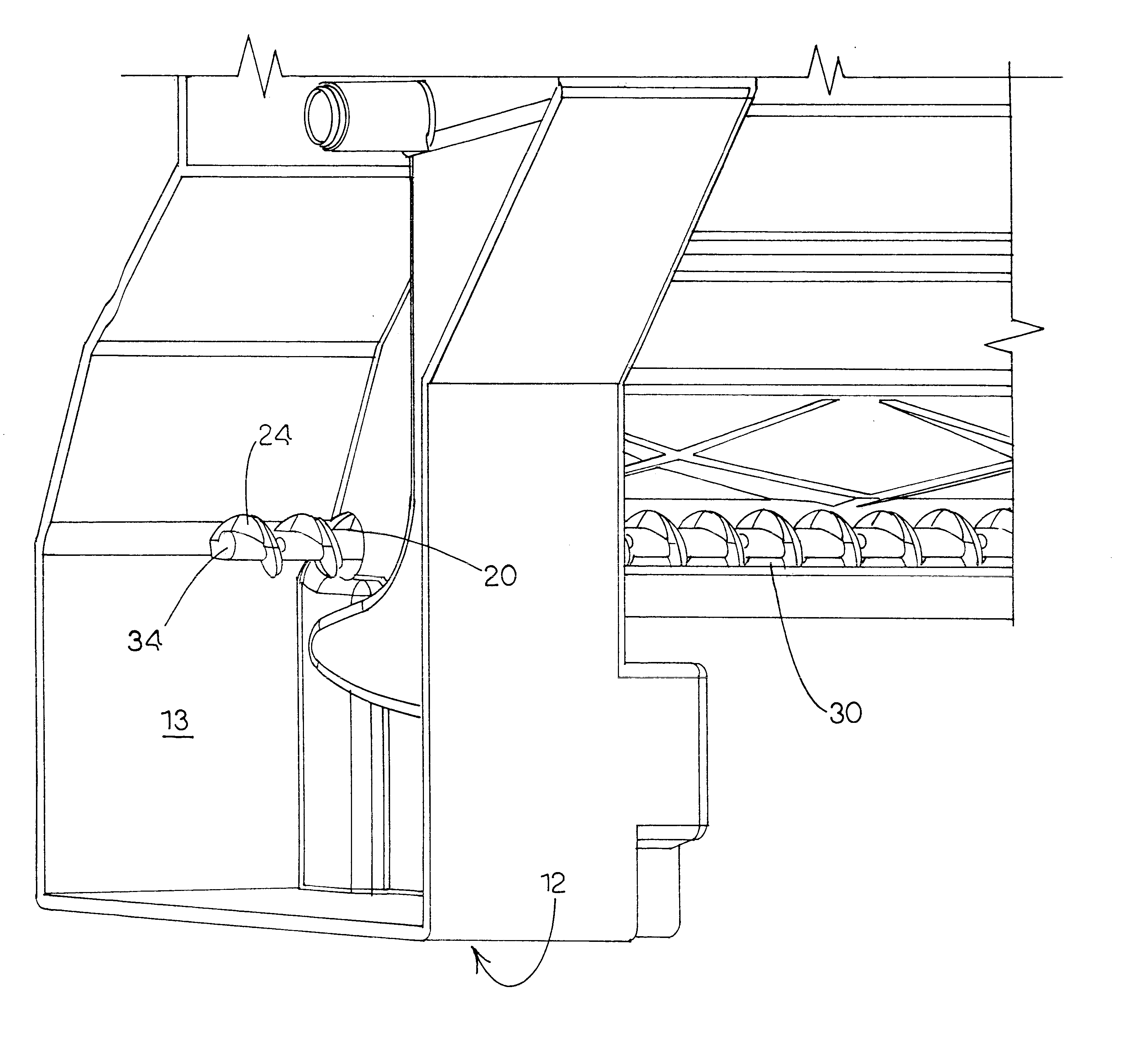 Conveyor and waste toner reservoir for an image-forming apparatus