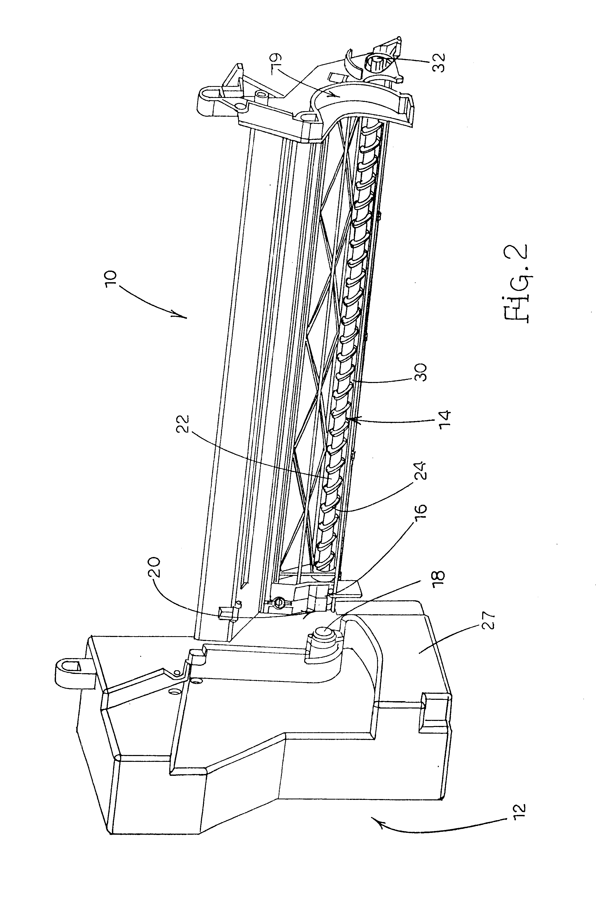 Conveyor and waste toner reservoir for an image-forming apparatus