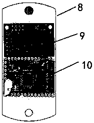 Mechanical arm joint torque attitude wireless sensor