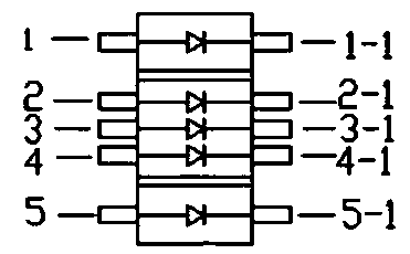 LED lamp bead with mixed light emitting function