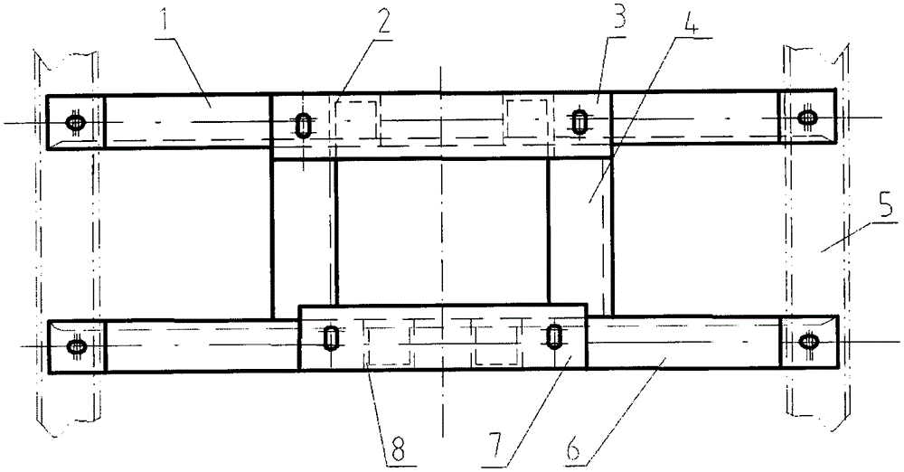 Novel agricultural machinery engine support