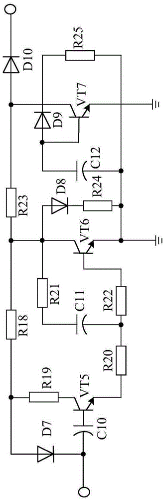 Dryer temperature control system based on bridge type filter circuit