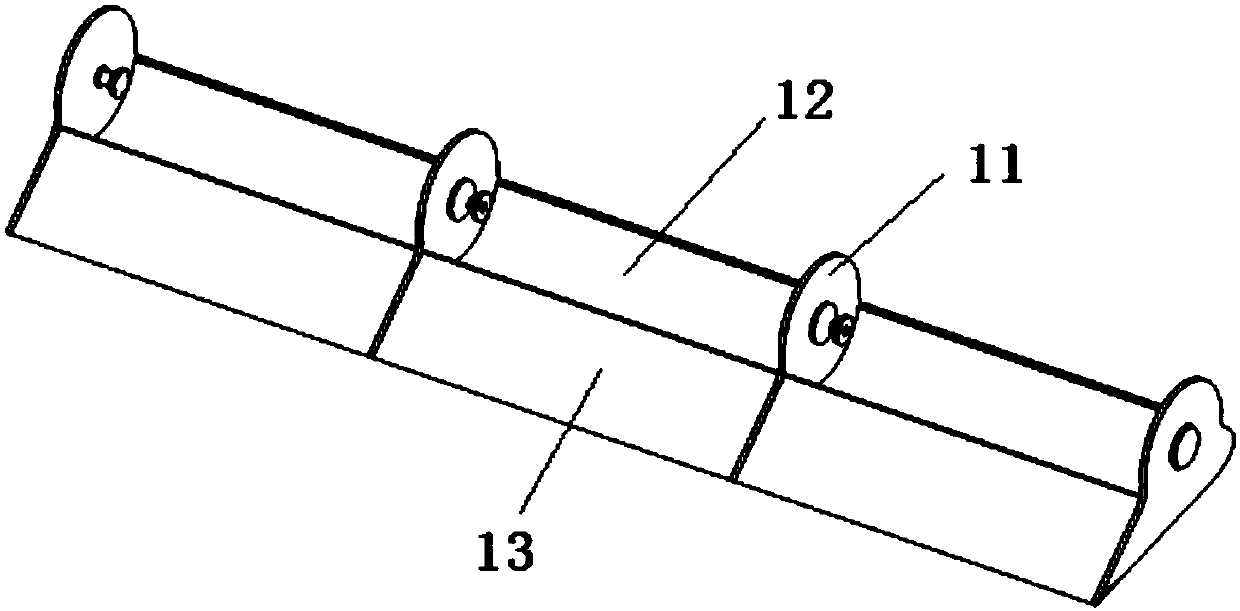 Cross flow type fan wing device