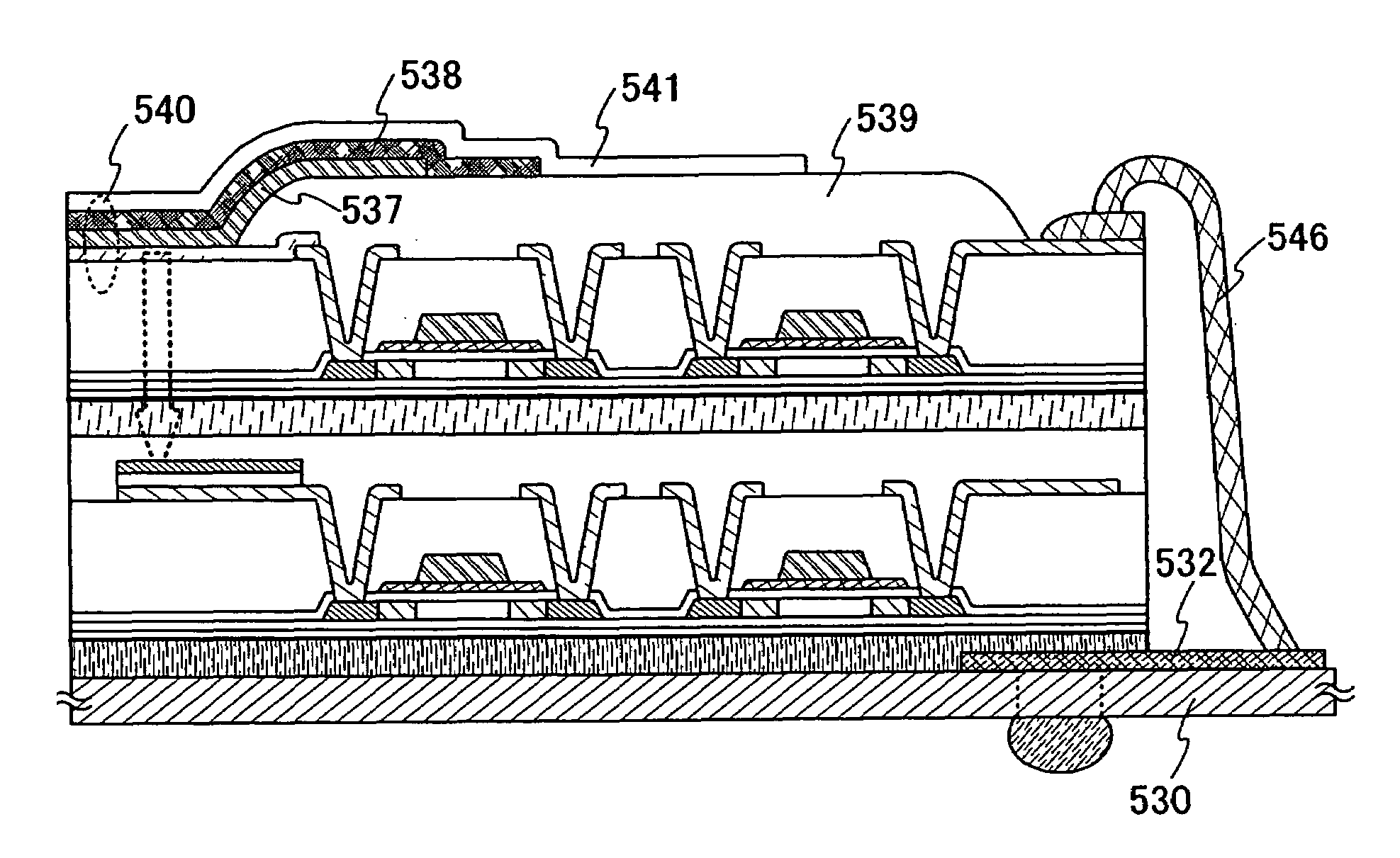 Semiconductor device comprising a light emitting element and a light receiving element