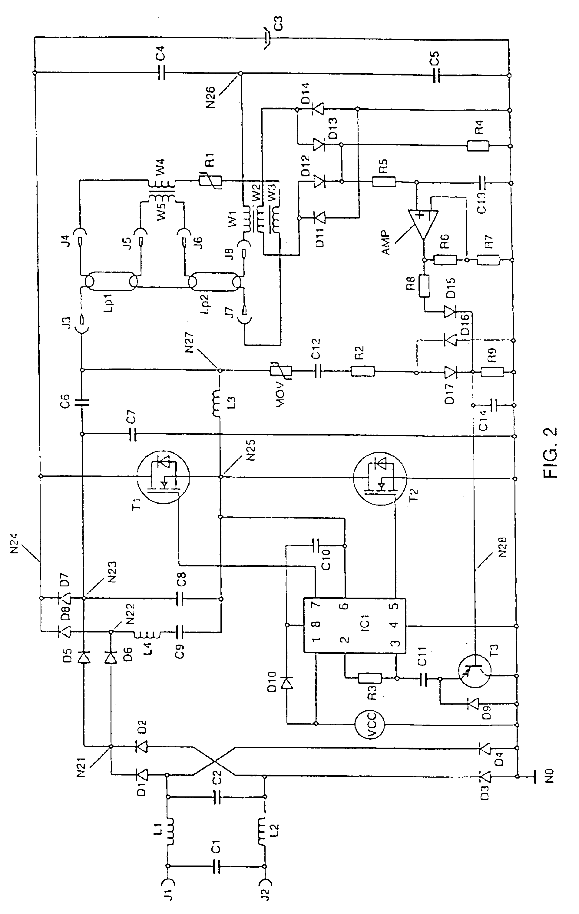 Circuit arrangement and method for starting and operating discharge lamps