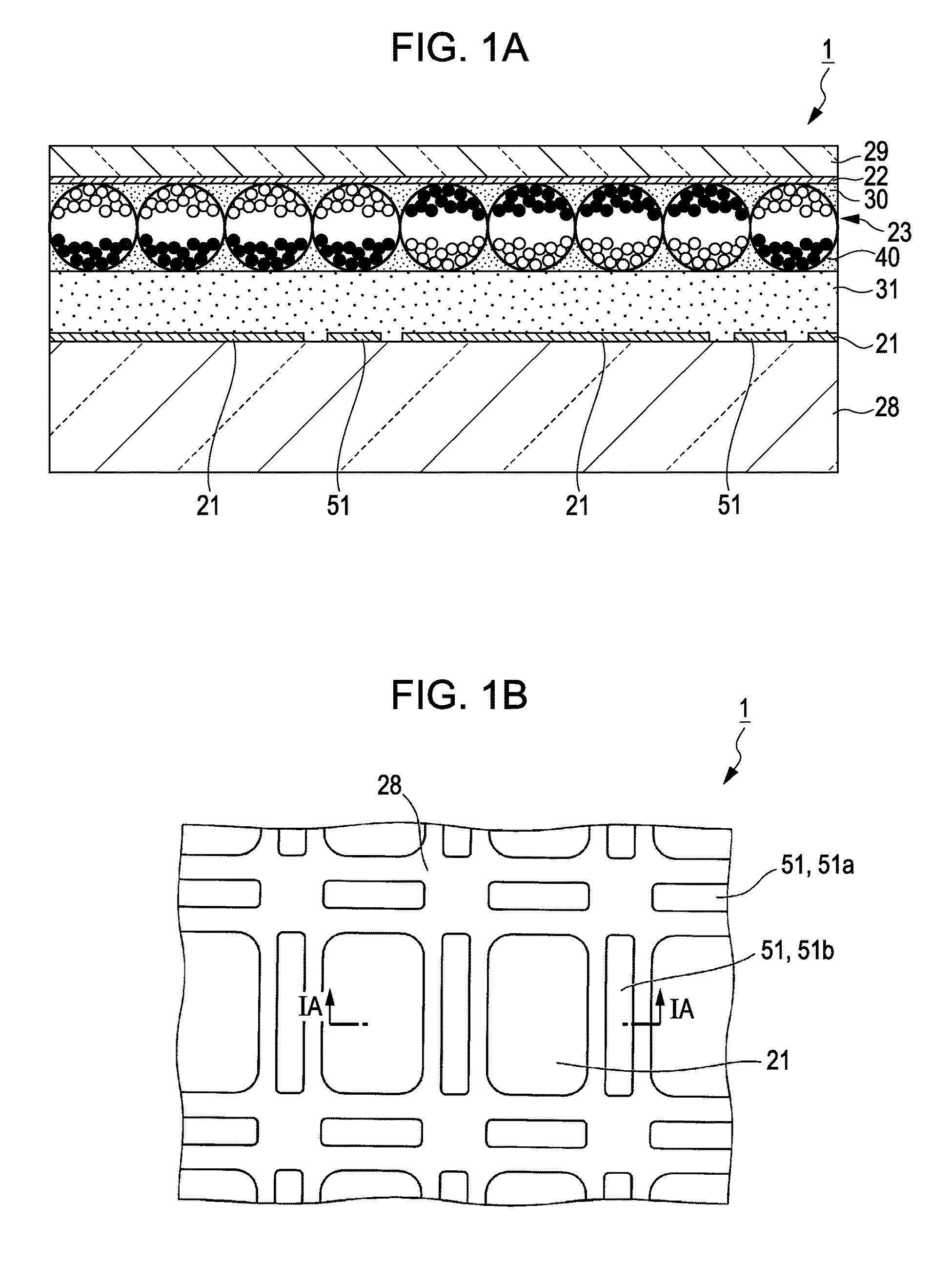 Electrophoretic display device and electronic apparatus