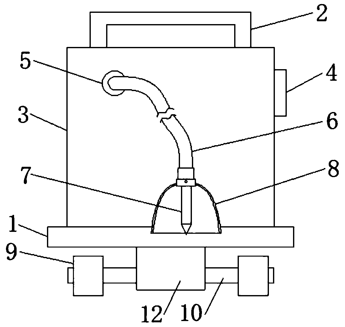 Electric tower steel component welding device