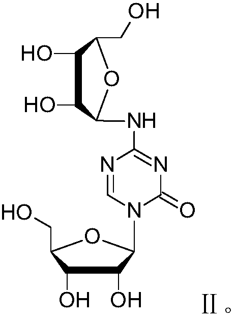 Azacitidine disaccharide impurity and preparation method and application thereof