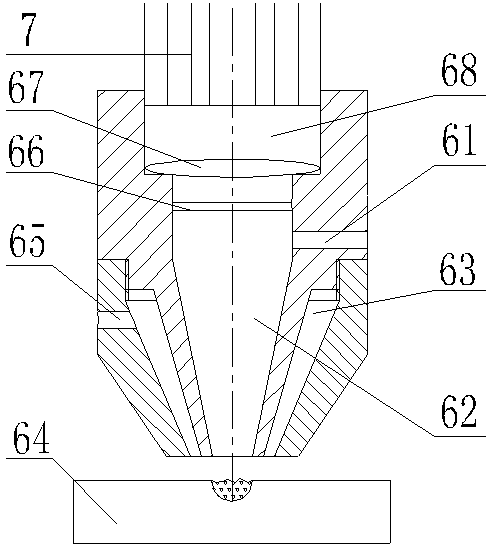 Laser rust removing device and method based on laser texturing technology