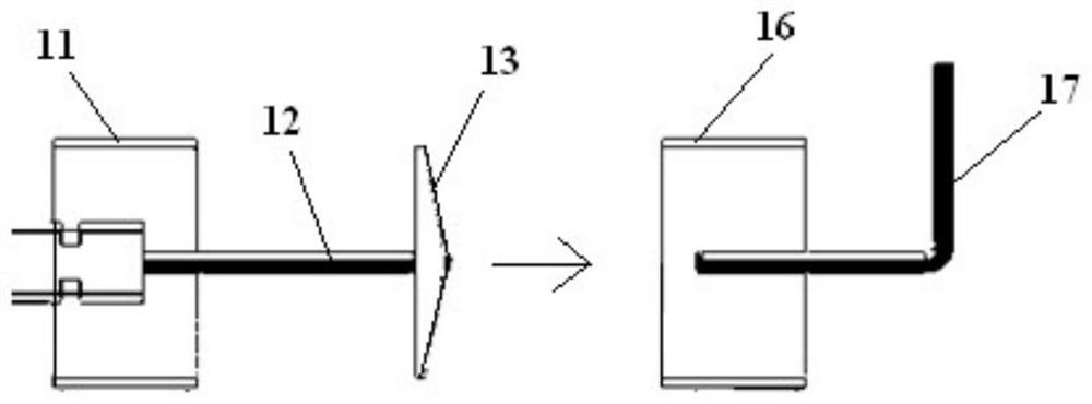 A device and method for simulating and measuring the surface potential of an insulator in a gil