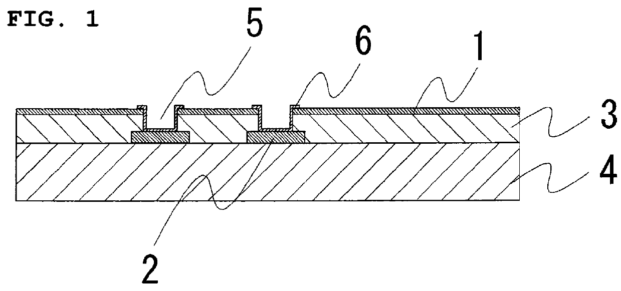 Metal film forming method and conductive ink used in said method