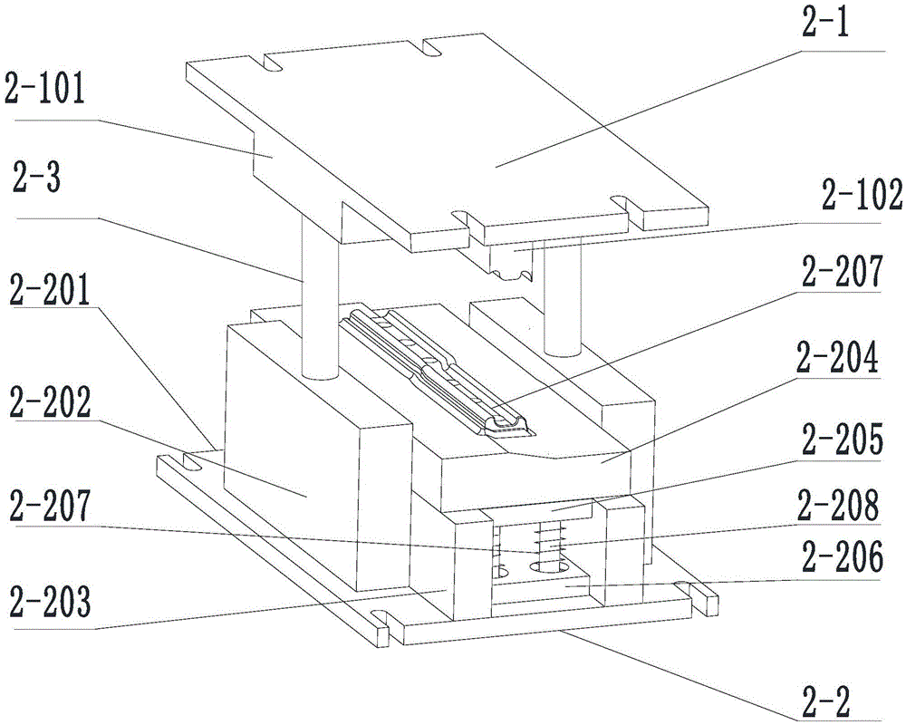 Manufacturing method for special-shaped fishplate and dies