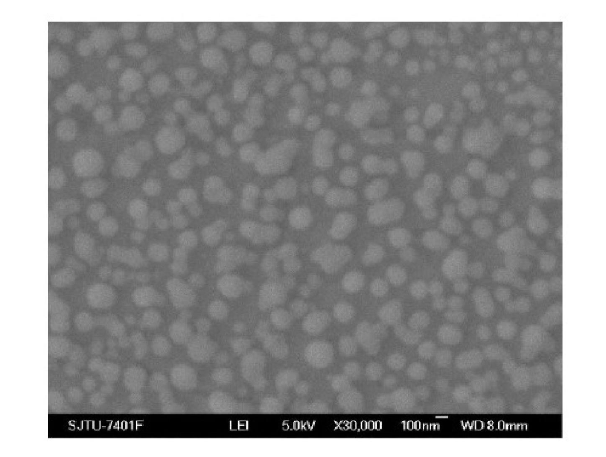 Organic micro-molecular film containing protonized nitrogen atoms and preparation method thereof
