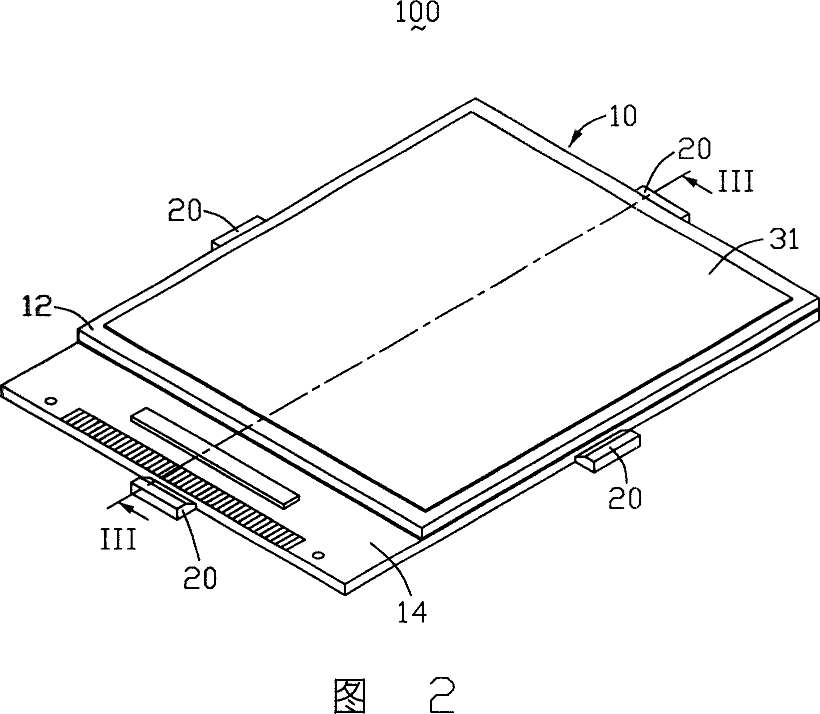 Base plate and LCD device