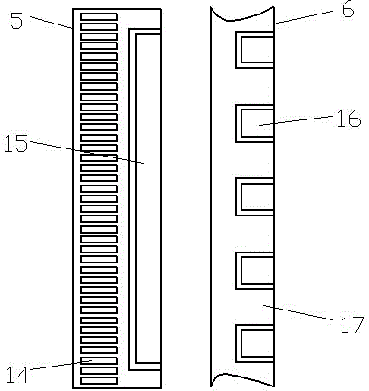 Capacitive grating sensing digital displacement type Young modulus measurement instrument