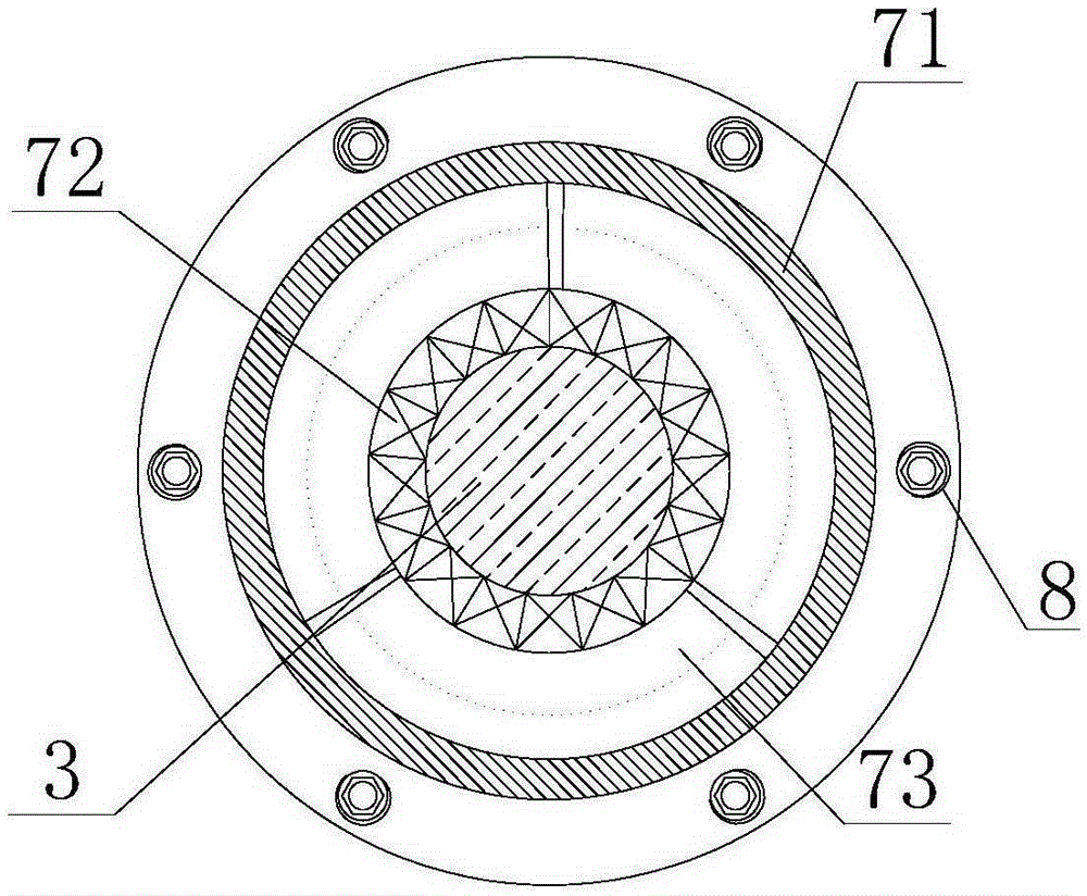 Valve rod sealing device