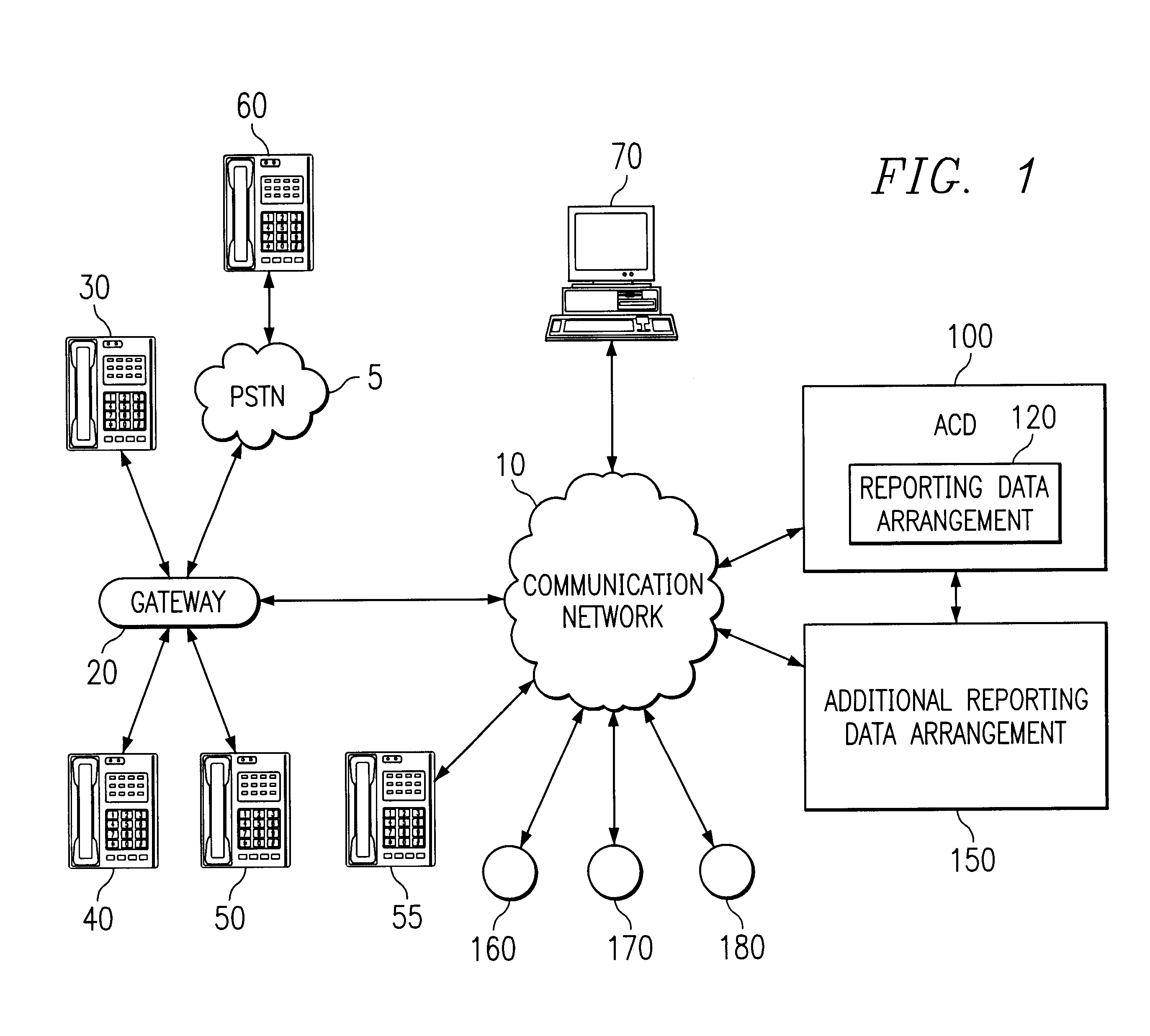 Method and system for providing information to an external user regarding the availability of an agent