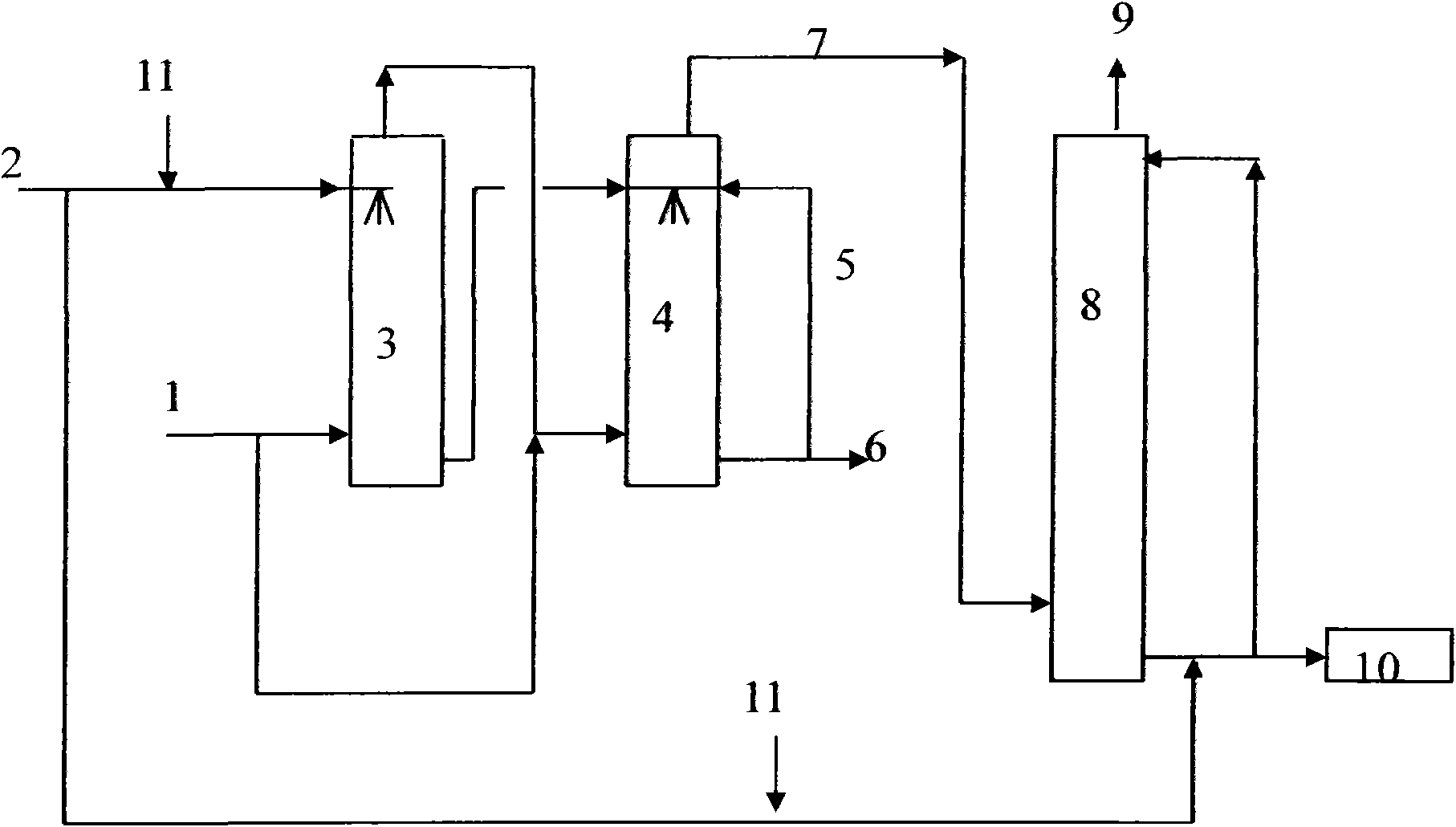 Method for desulfurizing high-concentration flue gas