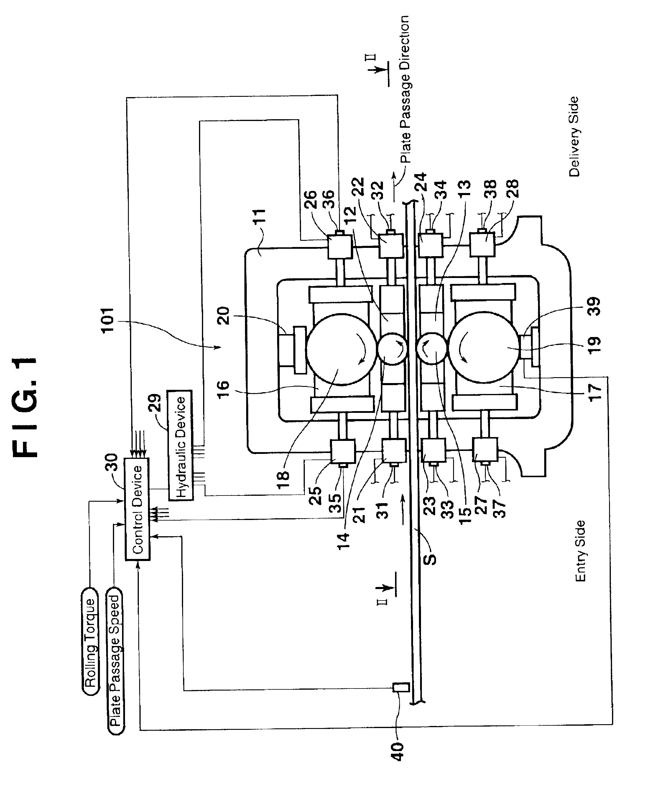Rolling mill and method for operating same