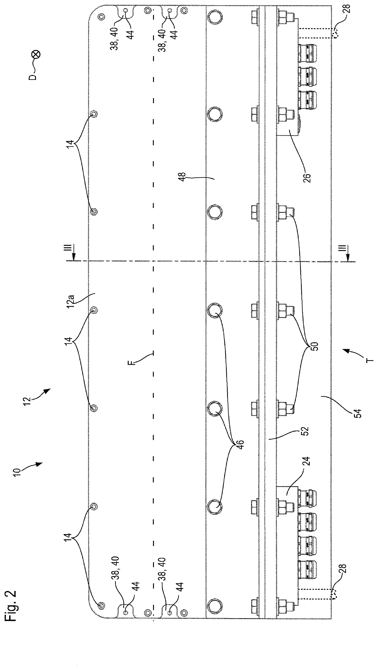 Winding arrangement for a linear motor with coil pairs arranged in parallel made from a continuous electrical conductor