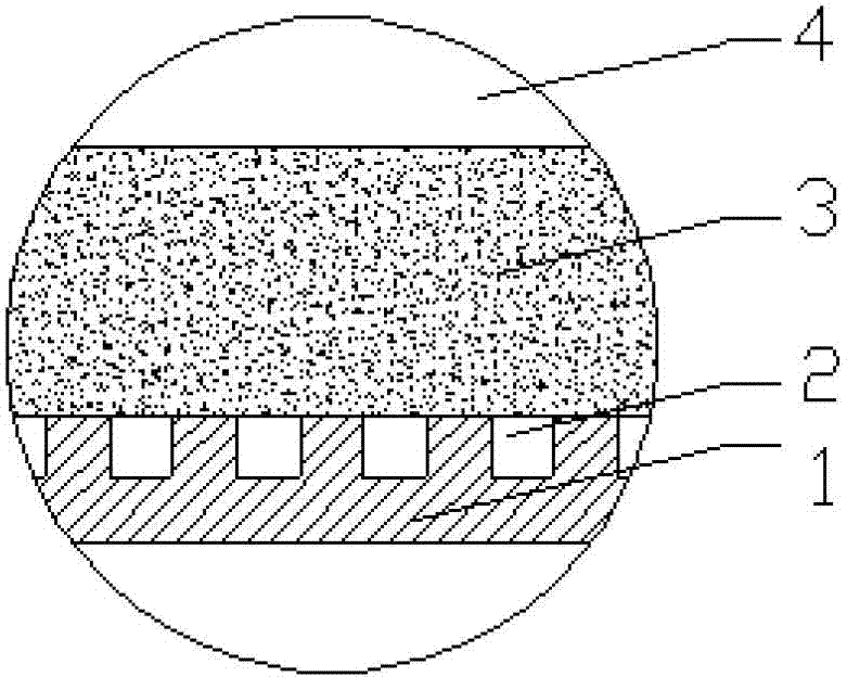 Composite capillary core with differential thermal coefficients for loop heat pipe and preparation method of composite capillary core
