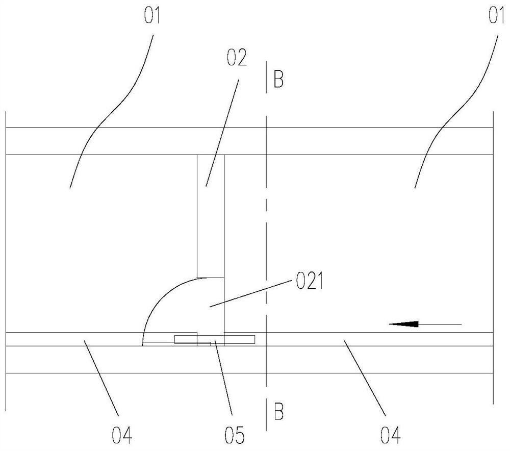 Drainage structure of comprehensive pipe gallery natural gas cabin and comprehensive pipe gallery