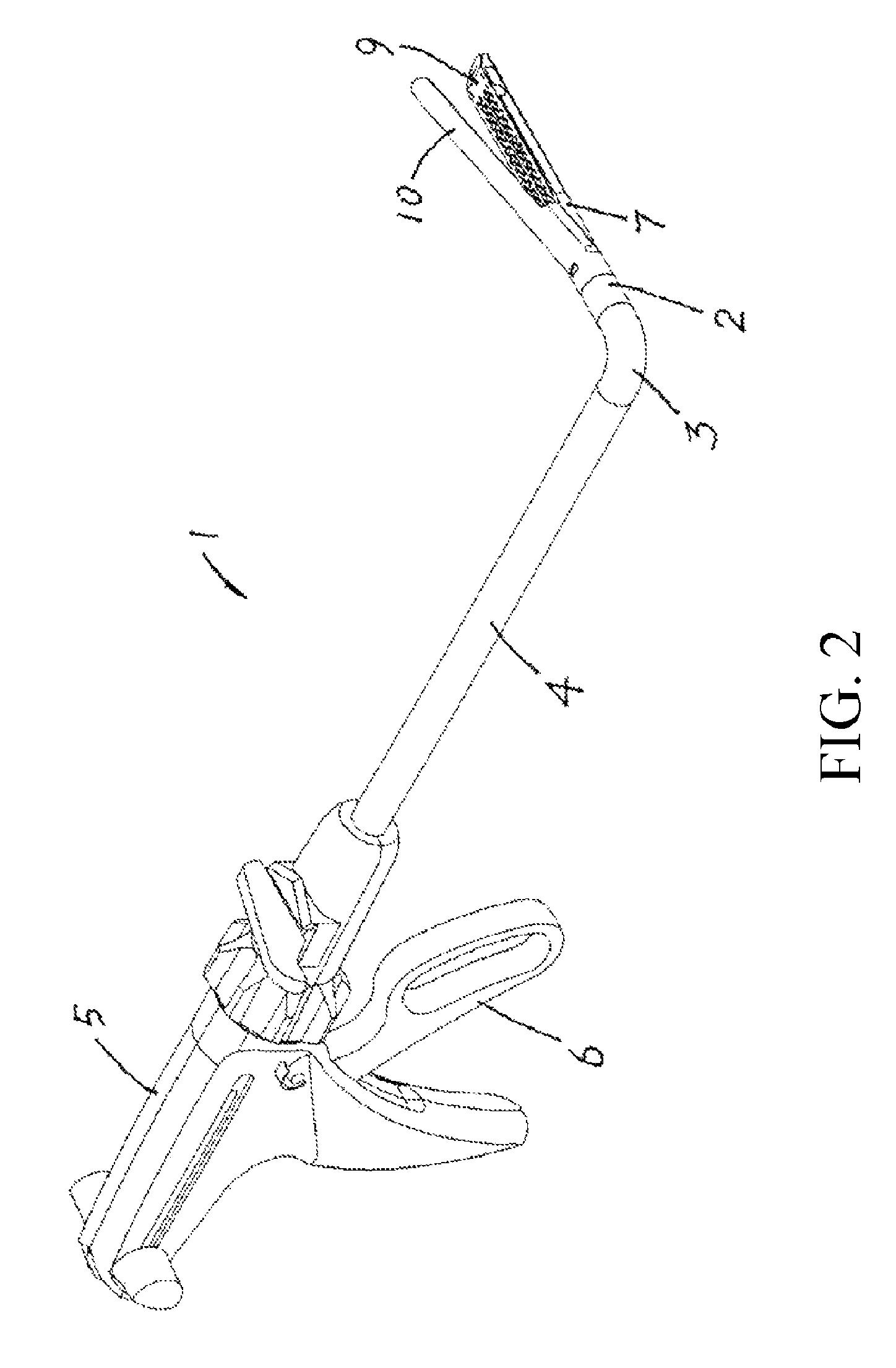 Endoscopic surgical cutting stapler with a chain articulation