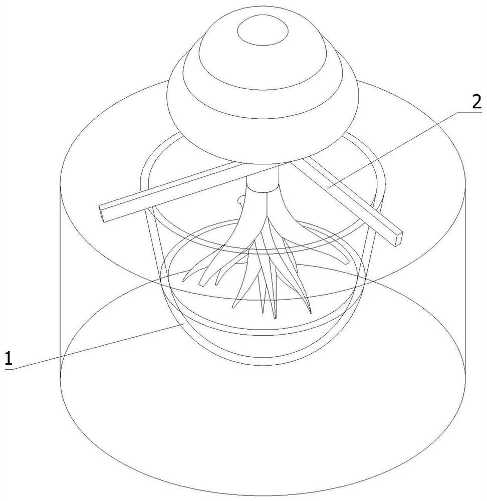 Tree planting method with lodging tree root system protection function